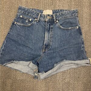 Everlane women’s denim shorts
